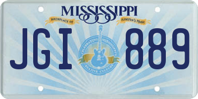 MS license plate JGI889