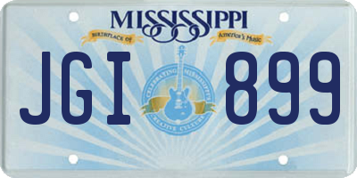 MS license plate JGI899