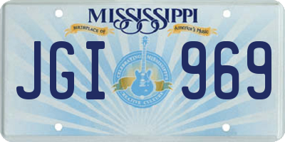 MS license plate JGI969