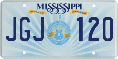 MS license plate JGJ120