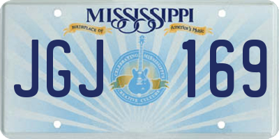 MS license plate JGJ169