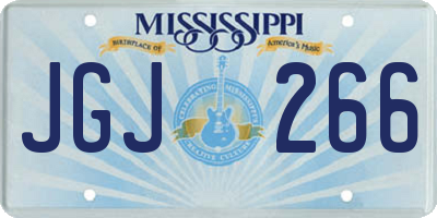 MS license plate JGJ266