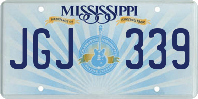 MS license plate JGJ339