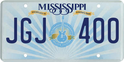 MS license plate JGJ400