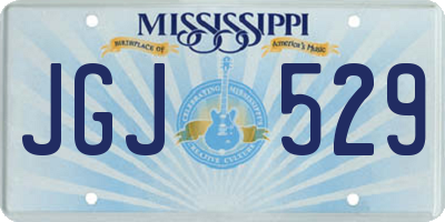 MS license plate JGJ529