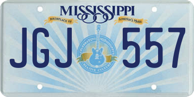 MS license plate JGJ557
