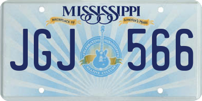 MS license plate JGJ566