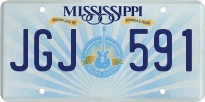 MS license plate JGJ591