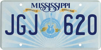 MS license plate JGJ620