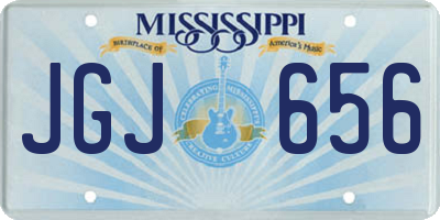 MS license plate JGJ656
