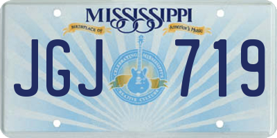 MS license plate JGJ719