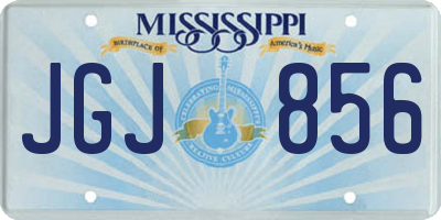 MS license plate JGJ856