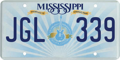 MS license plate JGL339