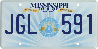 MS license plate JGL591