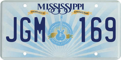 MS license plate JGM169