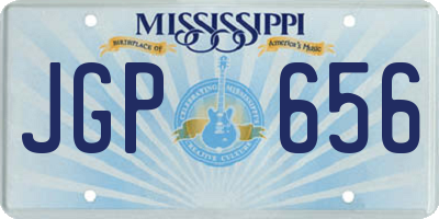 MS license plate JGP656