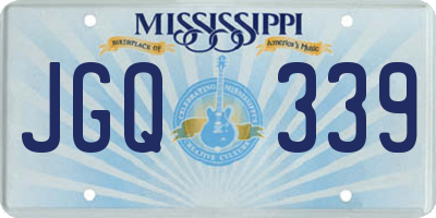 MS license plate JGQ339