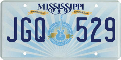 MS license plate JGQ529