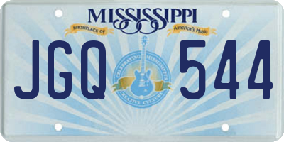 MS license plate JGQ544