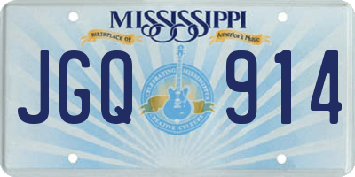MS license plate JGQ914