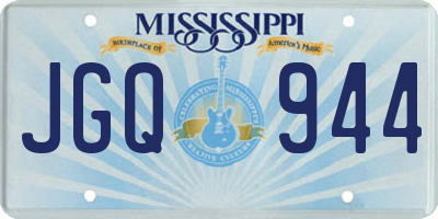 MS license plate JGQ944