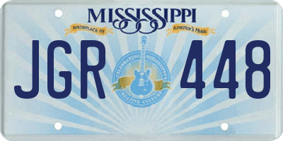 MS license plate JGR448