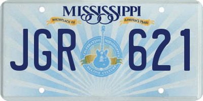 MS license plate JGR621