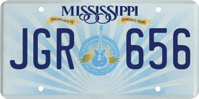 MS license plate JGR656