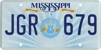 MS license plate JGR679