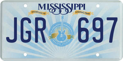 MS license plate JGR697