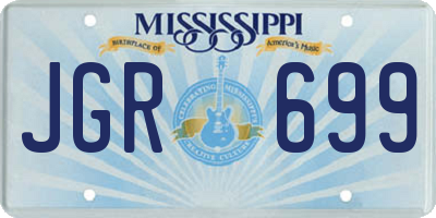 MS license plate JGR699