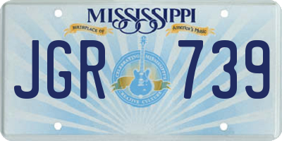 MS license plate JGR739