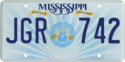 MS license plate JGR742