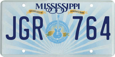 MS license plate JGR764