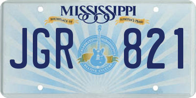 MS license plate JGR821