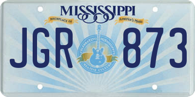 MS license plate JGR873