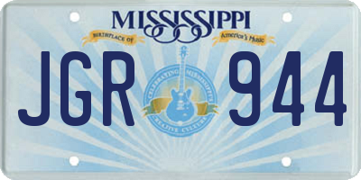 MS license plate JGR944