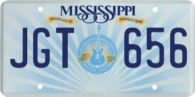 MS license plate JGT656