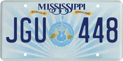 MS license plate JGU448