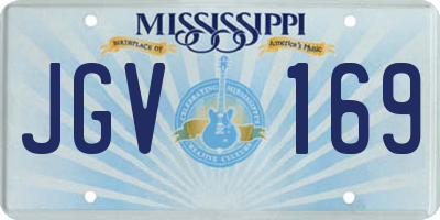 MS license plate JGV169