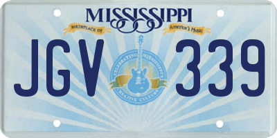 MS license plate JGV339
