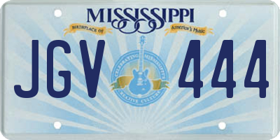 MS license plate JGV444