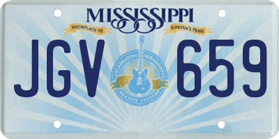 MS license plate JGV659