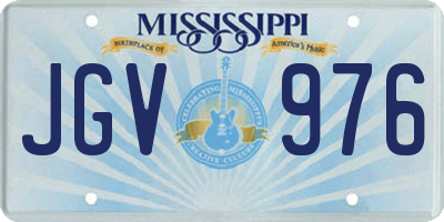 MS license plate JGV976