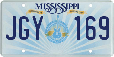 MS license plate JGY169
