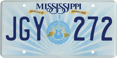 MS license plate JGY272