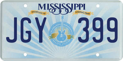 MS license plate JGY399