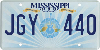 MS license plate JGY440
