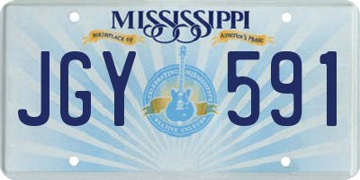 MS license plate JGY591