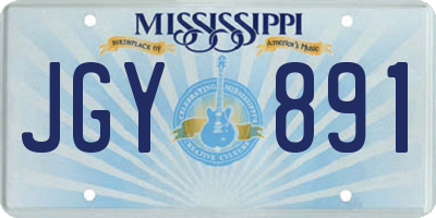 MS license plate JGY891